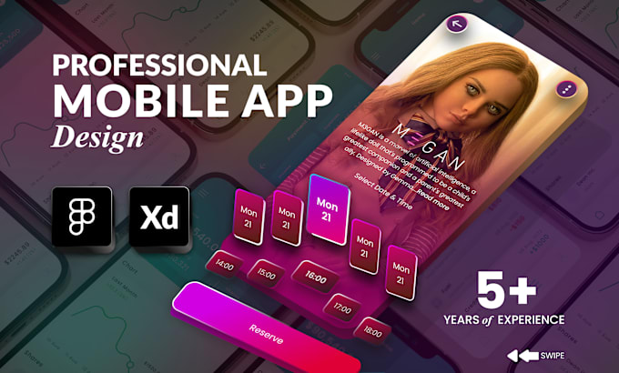 Gig Preview - Design professional mobile apps, UI UX