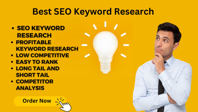 Gig Preview - Find profitable SEO keyword research and competitor analysis