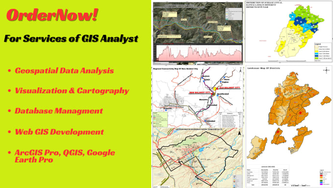 Gig Preview - Do mapping, remote sensing, and spatial analysis using arcgis pro, qgis