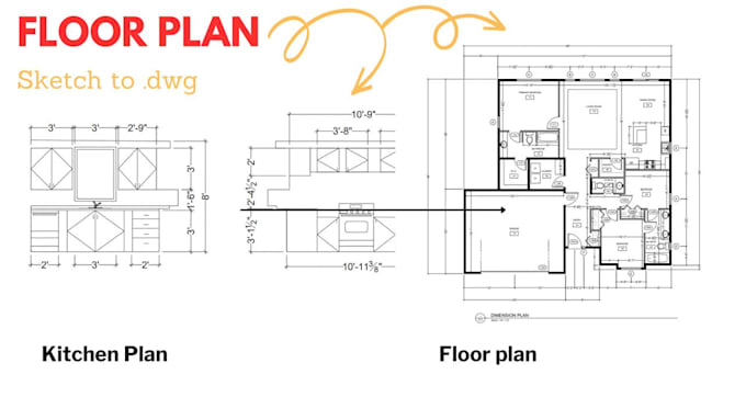 Gig Preview - Be your architect, draftsman for house plans and elevations, 2d floor blueprints