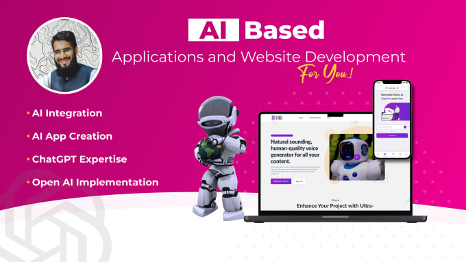 Gig Preview - Our agency will build your ai app and create a custom ai integration for your project