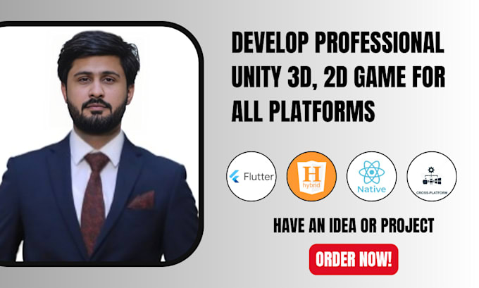 Gig Preview - Develop professional unity 3d, 2d game for all platforms