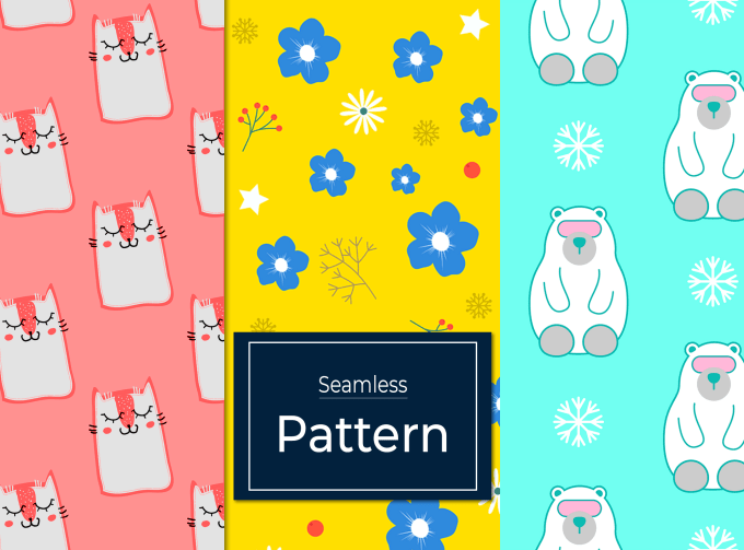 Gig Preview - Design trendy seamless pattern design