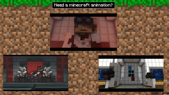 Gig Preview - Make minecraft animation for you