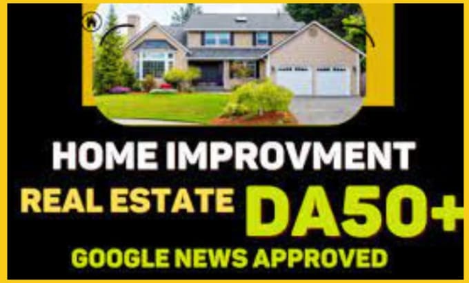 Gig Preview - Publish home improvement guest post on uk blog seo backlink