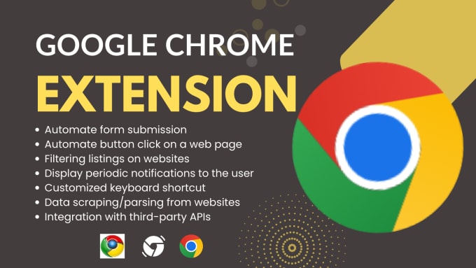 Gig Preview - Create any type of google chrome extension