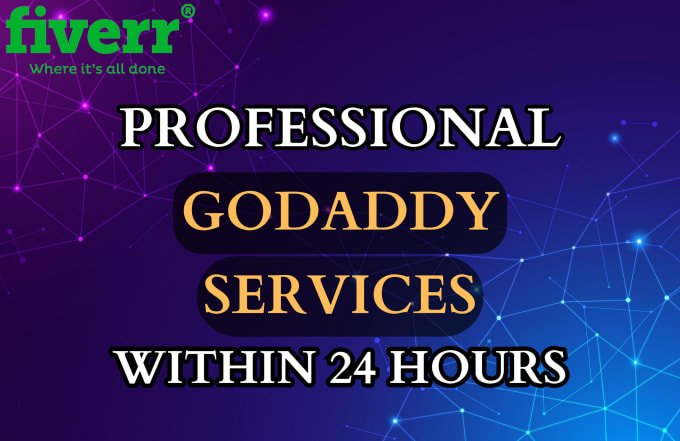 Gig Preview - Design godaddy website, godaddy expert, web design services