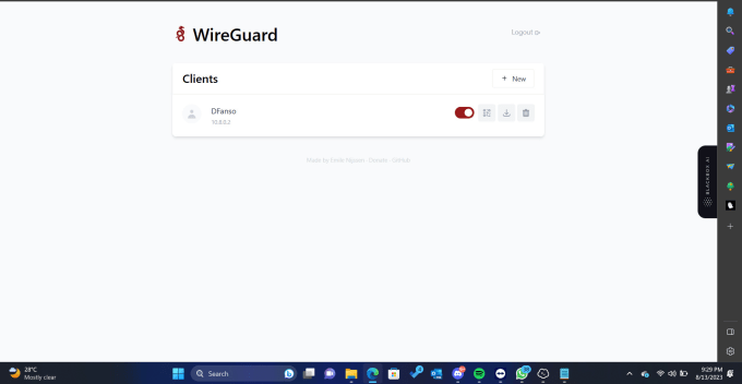 Gig Preview - Do wireguard openvpn server setup and admin UI configuration