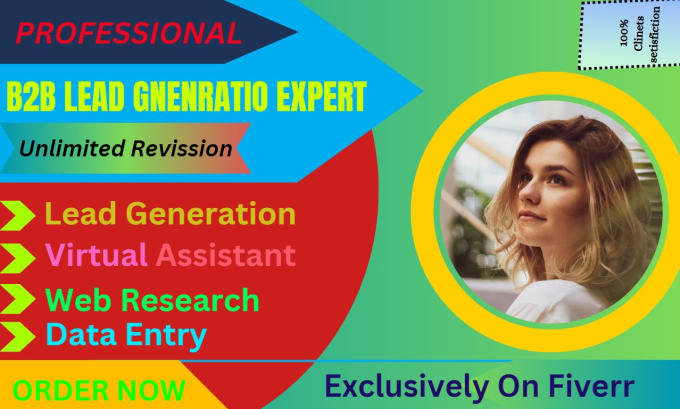 Gig Preview - Perform targeted b2b lead generation and linkedin leads from any company