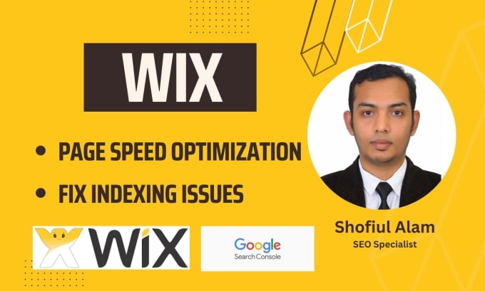 Gig Preview - Improve wix website speed optimization,fix indexing issues