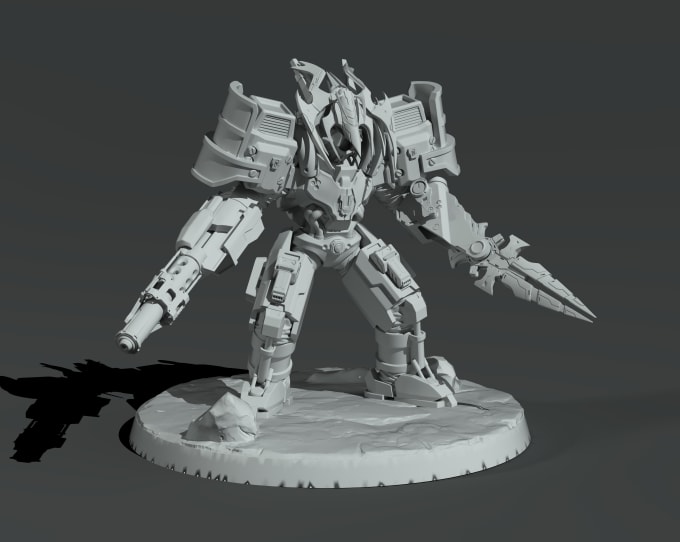 Gig Preview - Sculpt any 3d model and detailed characters for 3d printing