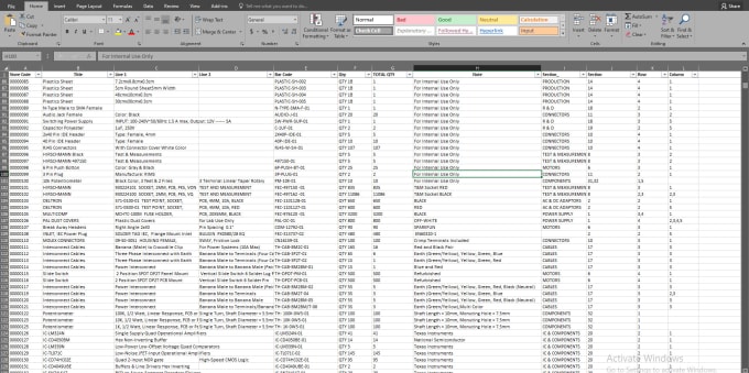 Gig Preview - Organize, clean, and sort your excel data to perfection