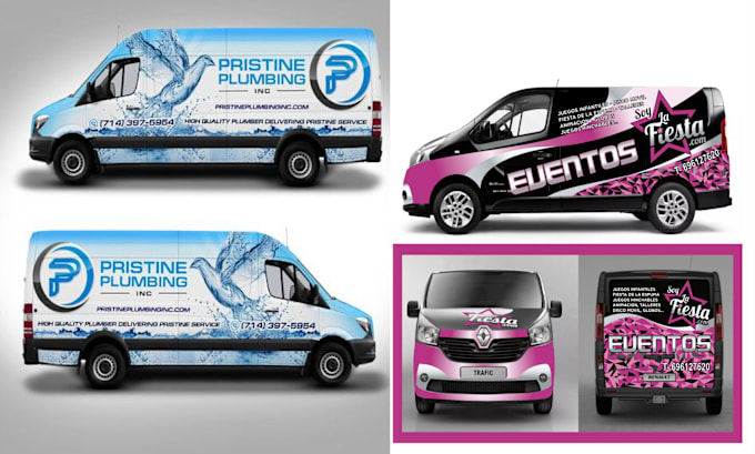 Gig Preview - Provide truck wrap design or van wrap design