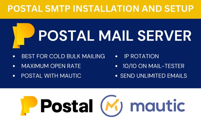 Gig Preview - Install postal mail server for bulk email marketing