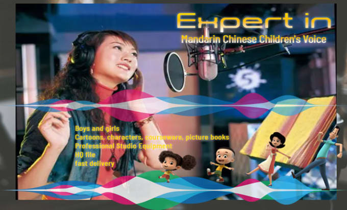 Gig Preview - Record chinese children voice over