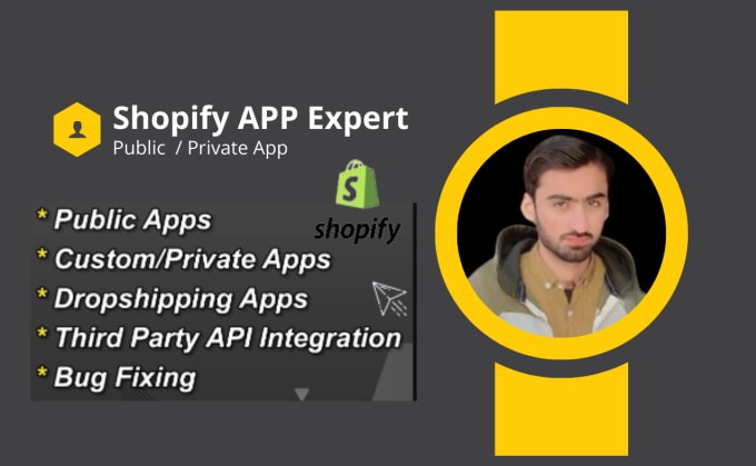 Gig Preview - Create shopify public and custom or private app