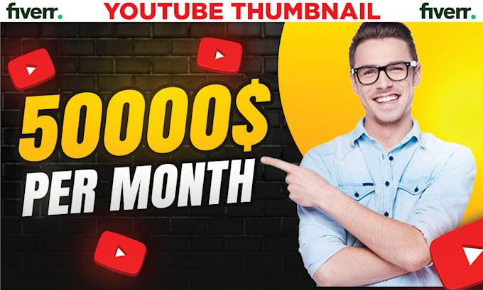 Gig Preview - Do amazing youtube thumbnail design in 3 hours