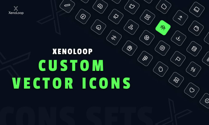 Gig Preview - Design flat vector icons and custom icons sets you need