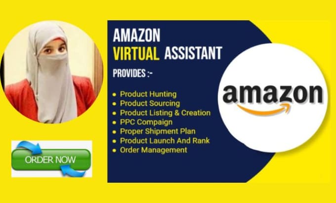 Gig Preview - Be  amazon private label virtual assistant