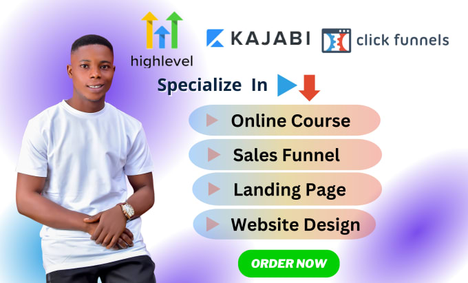 Gig Preview - Be your gohighlevel, clickfunnels, kajabi, leadpages go high level, expert