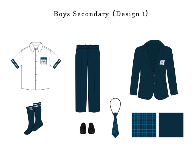 Gig Preview - Design entire school uniform with flat drawings