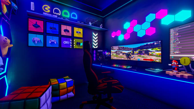 Gig Preview - Design your gaming room, streaming room or home office