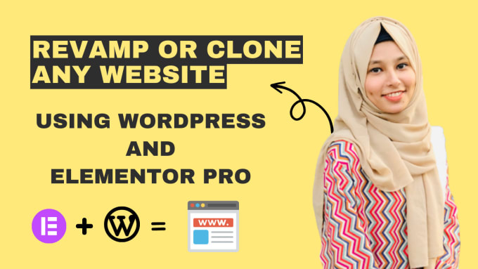 Gig Preview - Revamp, copy, duplicate, and clone the wordpress website with elementor pro