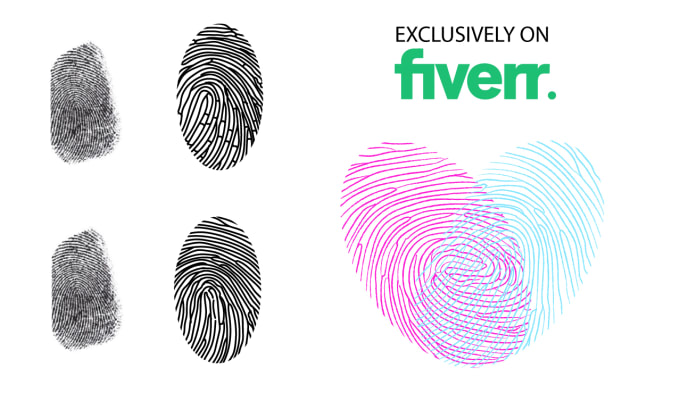 Gig Preview - Digitalize or vector your fingerprint