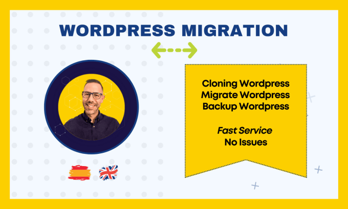 Gig Preview - Migrate, cloning or backup your wordpress site