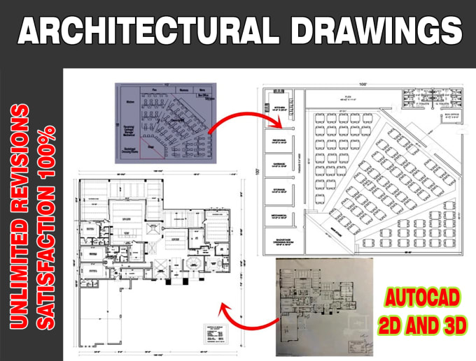 Gig Preview - Draft retail floor plan or architectural 2d conversation