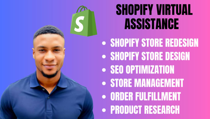 Gig Preview - Be your shopify virtual assistant shopify manager shopify marketing