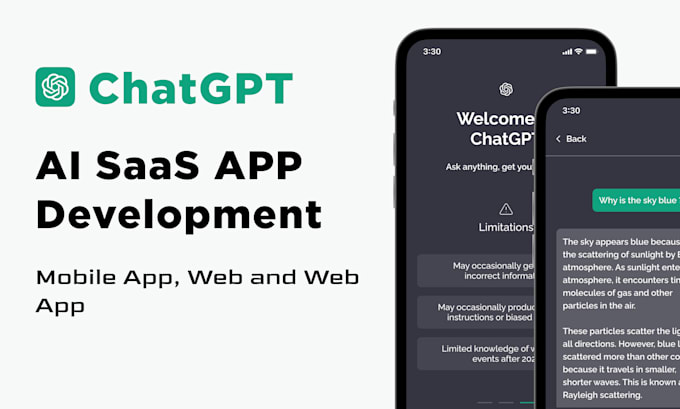 Gig Preview - Develop ai chatbot flutter app and integrate chatgpt apis