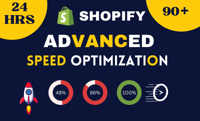 Gig Preview - Do shopify speed optimization and increase shopify website speed in 24 hours