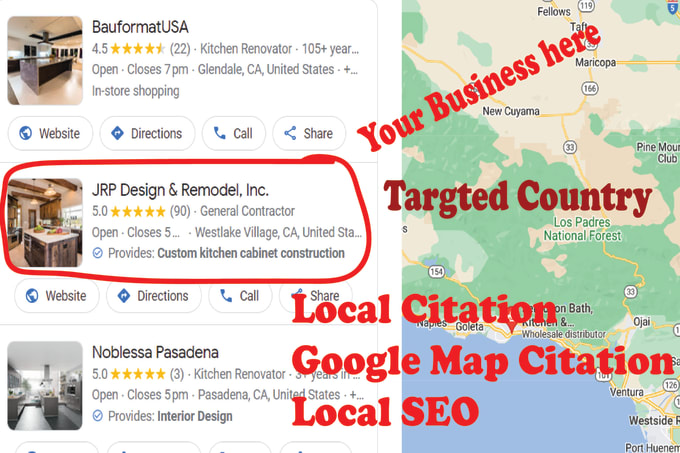 Gig Preview - Build usa,uk,canada local citation service for local seo