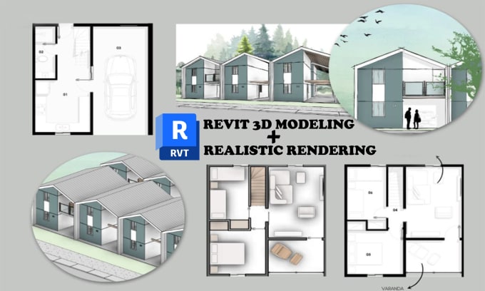 Gig Preview - Make bim 3d model in revit and do realistic exterior interior renderings