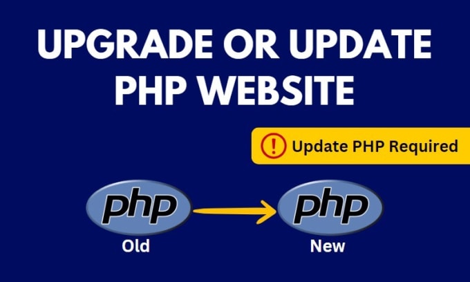 Gig Preview - Upgrade or update php website