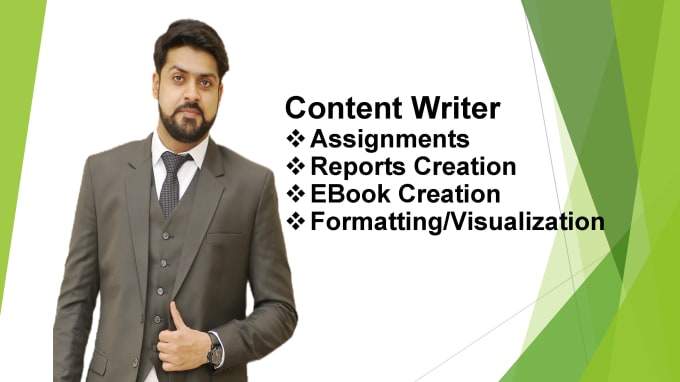 Gig Preview - Do data entry, assignments, reports and content writing