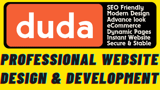 Gig Preview - Create professional duda website