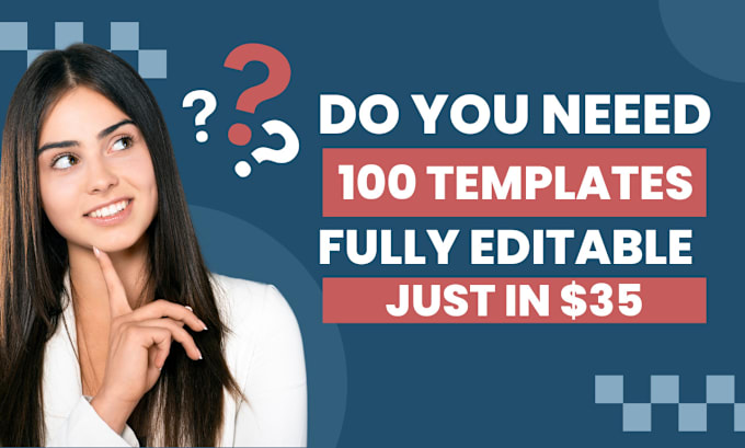 Bestseller - provide you 100 social media canva templates bundle according to your niche