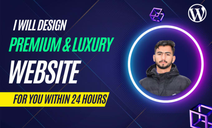 Gig Preview - Design your premium responsive and luxury wordpress website