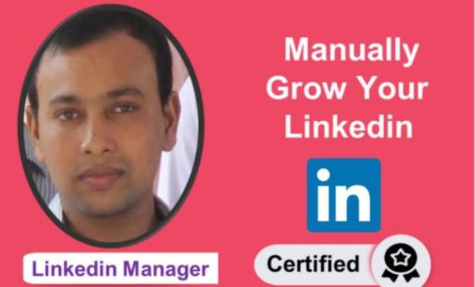 Gig Preview - Be your linkedin manager to grow your profile and brand identity