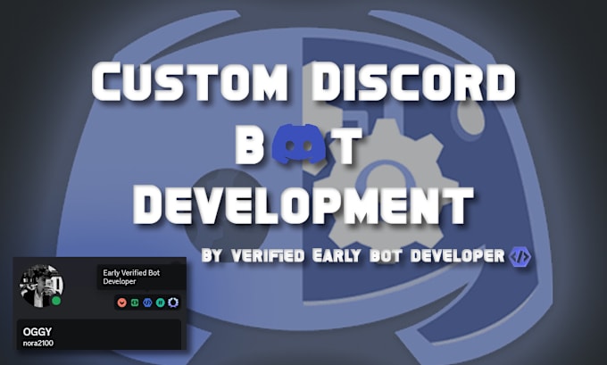 Gig Preview - Create custom discord bot professionally