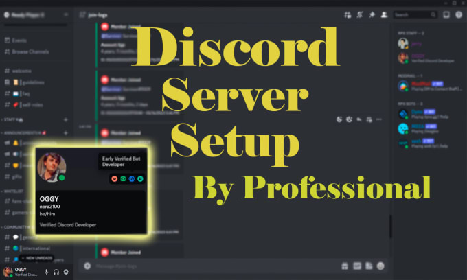 Gig Preview - Create custom discord server