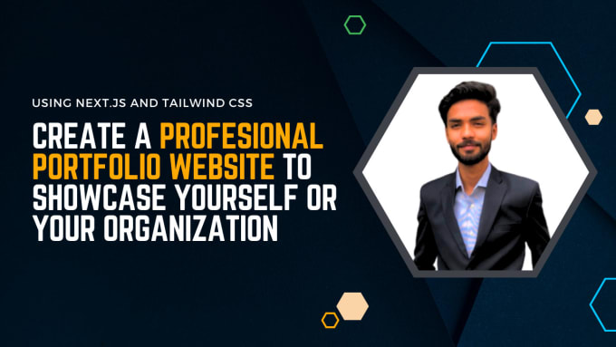 Gig Preview - Make a professional portfolio website using nextjs and tailwindcss