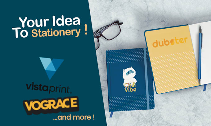 Gig Preview - Help you to create a business tool or stationery with vograce, vistaprint, etc