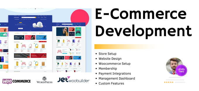 Gig Preview - Build an ecommerce store website using wordpress and woocommerce