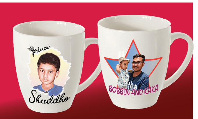 Bestseller - design a mug for a gift with a portrait