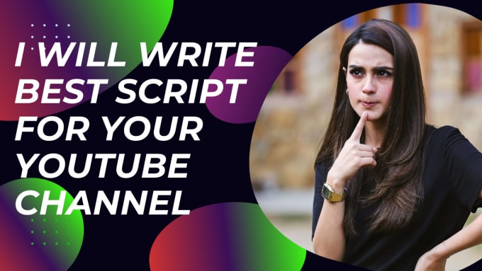 Gig Preview - Do researched youtube script or video script writing