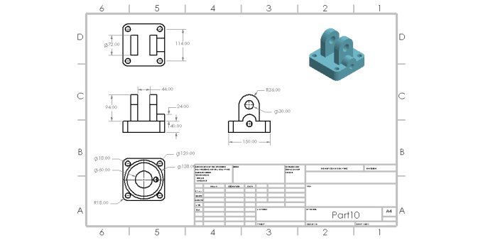 Gig Preview - Create 2d engineering, technical and mechanical drawings