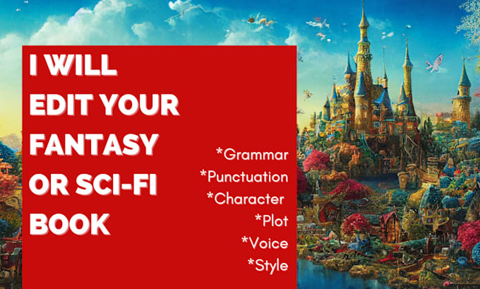 Gig Preview - Edit your fantasy or science fiction book